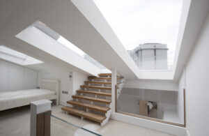 Skylight windows installation, Kensington Court